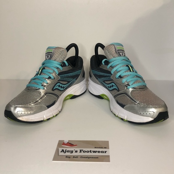 Saucony Grid Cohesion Running Women’s Shoes Teal - Picture 3 of 10